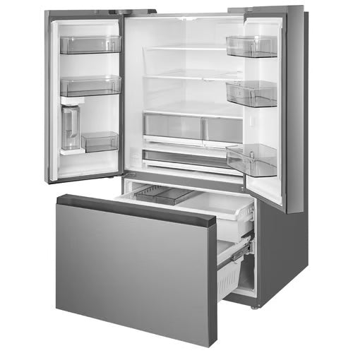 27 CF 36" Counter Depth French Door Refrigerator, Internal Water Pitcher - Stainless