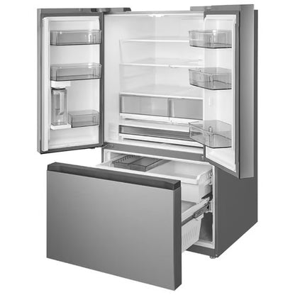 27 CF 36" Counter Depth French Door Refrigerator, Internal Water Pitcher - Stainless