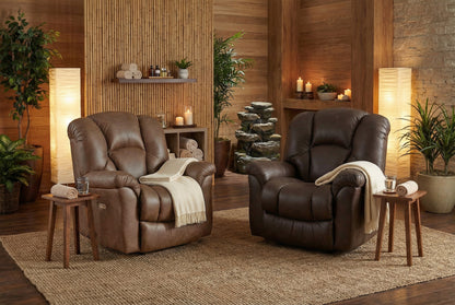Impluse Power Recliner w/Heat & Massage