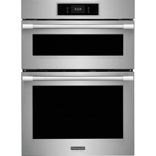 Professional 30 in. Electric Wall Oven and Microwave Combo in Stainless Steel with Total Convection and Air Fry