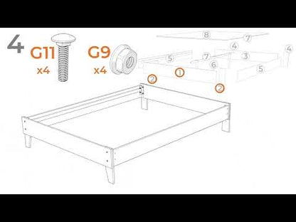 Socalle - Panel Platform Bed