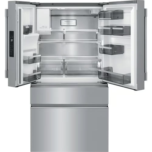 Professional 36 in. 21.4 cu. ft. Counter Depth French Door Refrigerator in Smudge-Proof Stainless Steel