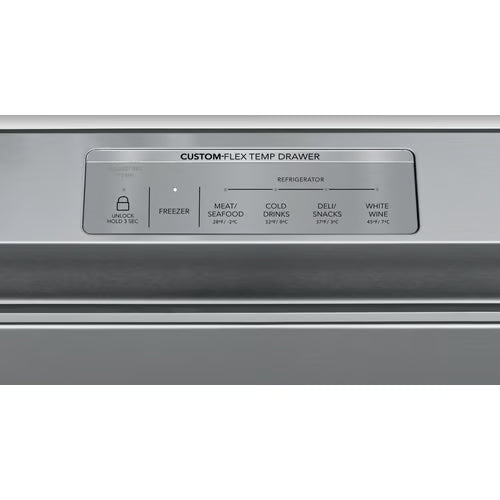 Professional 36 in. 21.4 cu. ft. Counter Depth French Door Refrigerator in Smudge-Proof Stainless Steel