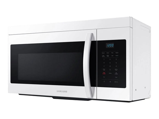 1.6 cu. ft. 1000 W White Over-the-Range Microwave with Auto Cook OUTLET