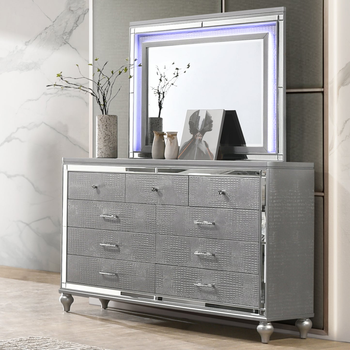 Valentino Dresser & Mirror
