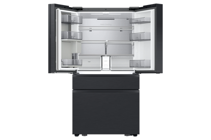 Bespoke 36" 29 cu. ft. Standard Depth Charcoal Glass Black/Charcoal 4-Door French Door Refrigerator with AI Family Hub+