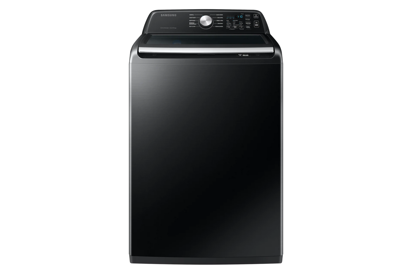 4.6 cu. ft. Large Capacity Smart Top Load Washer in Brushed Black with ActiveWave Agitator and Active WaterJet