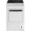 7 cu.ft. vented Top Load Electric Dryer in White with Dryer Light and Reversible Door