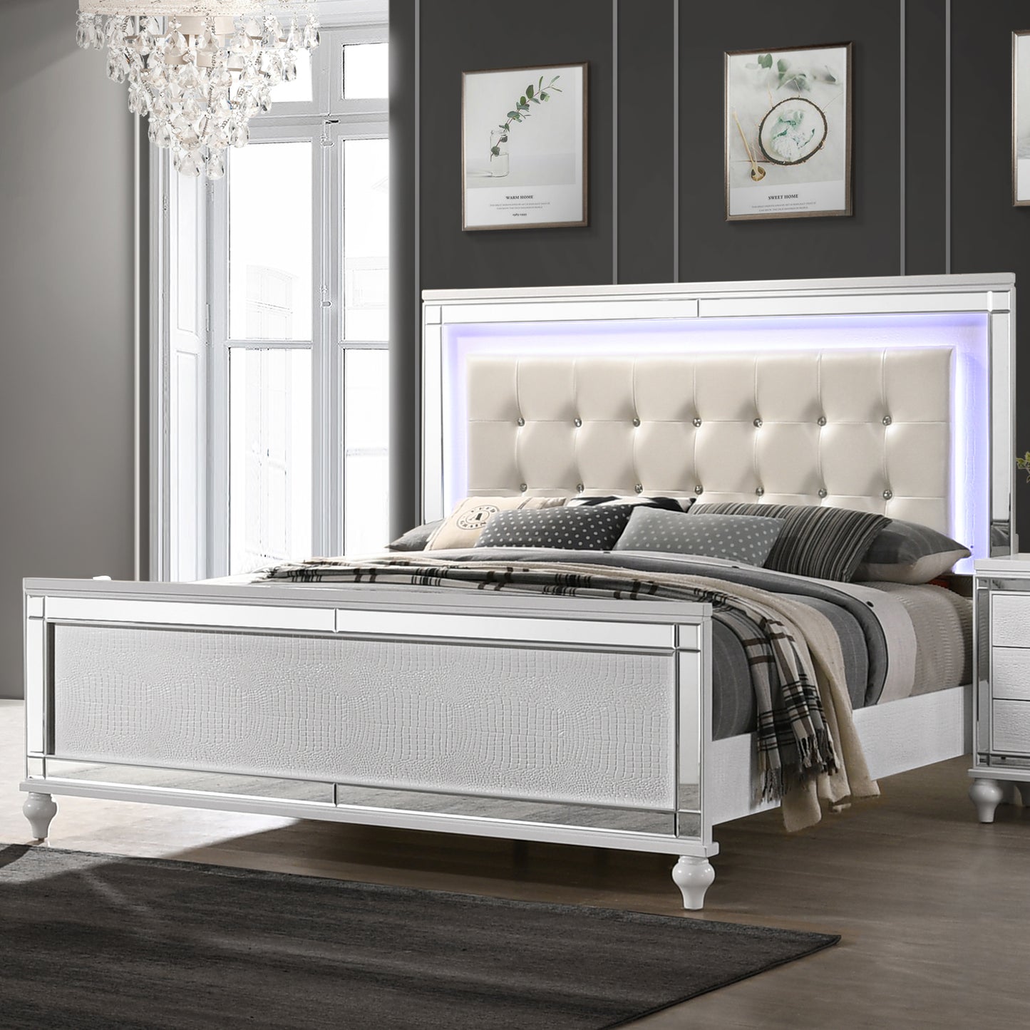 Valentino 3 PC Bedroom Group