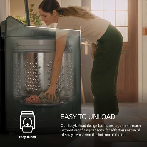 5.5 cu. ft. SMART Top Load Washer in Matte Black with Impeller, Easy Unload and TurboWash3D Technology